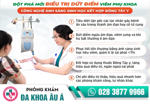 KHÁM PHỤ KHOA TỔNG QUÁT TẠI PHÒNG KHÁM ÂU Á